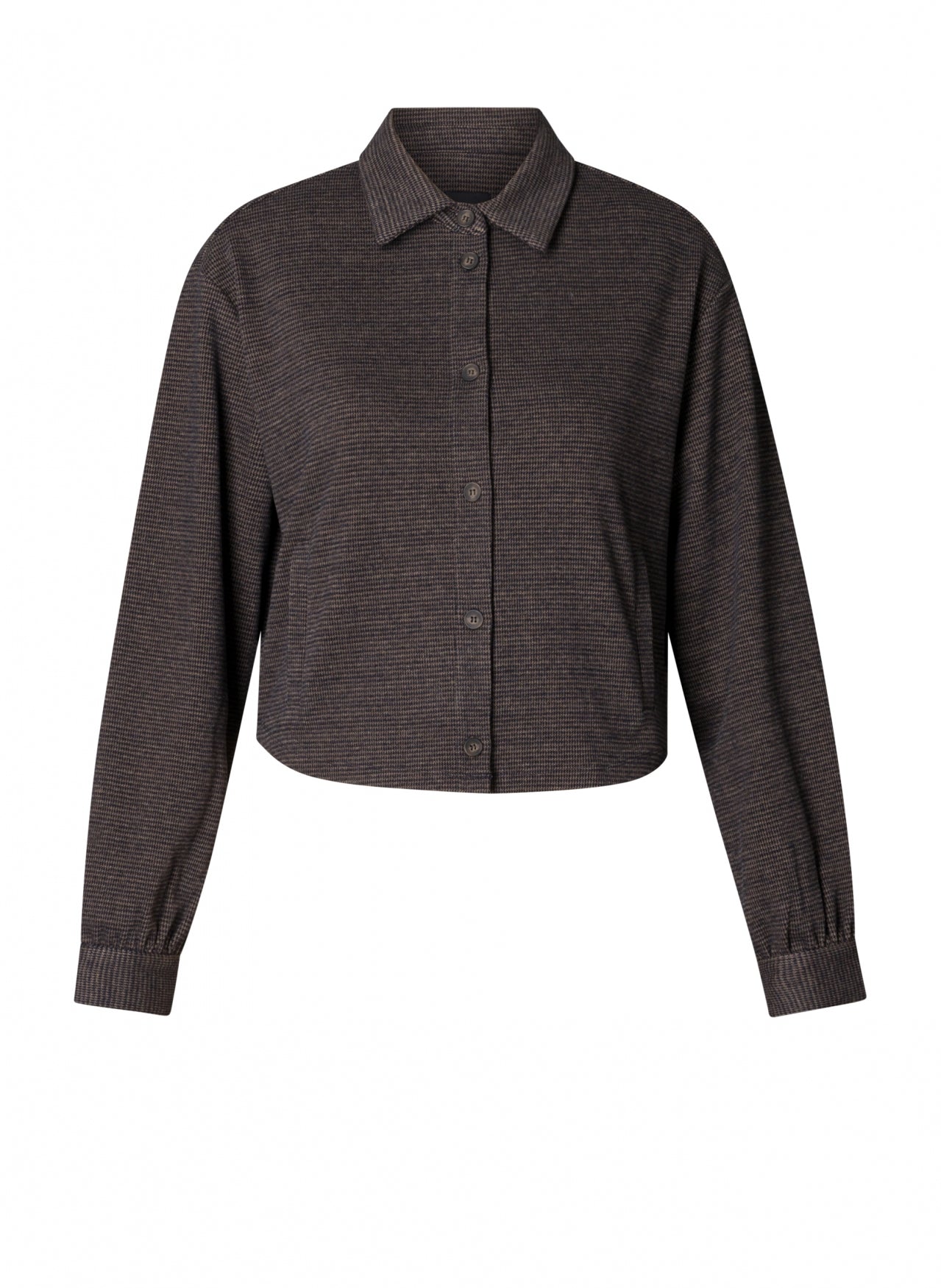 Yest Brown/Navy Printed Jacket