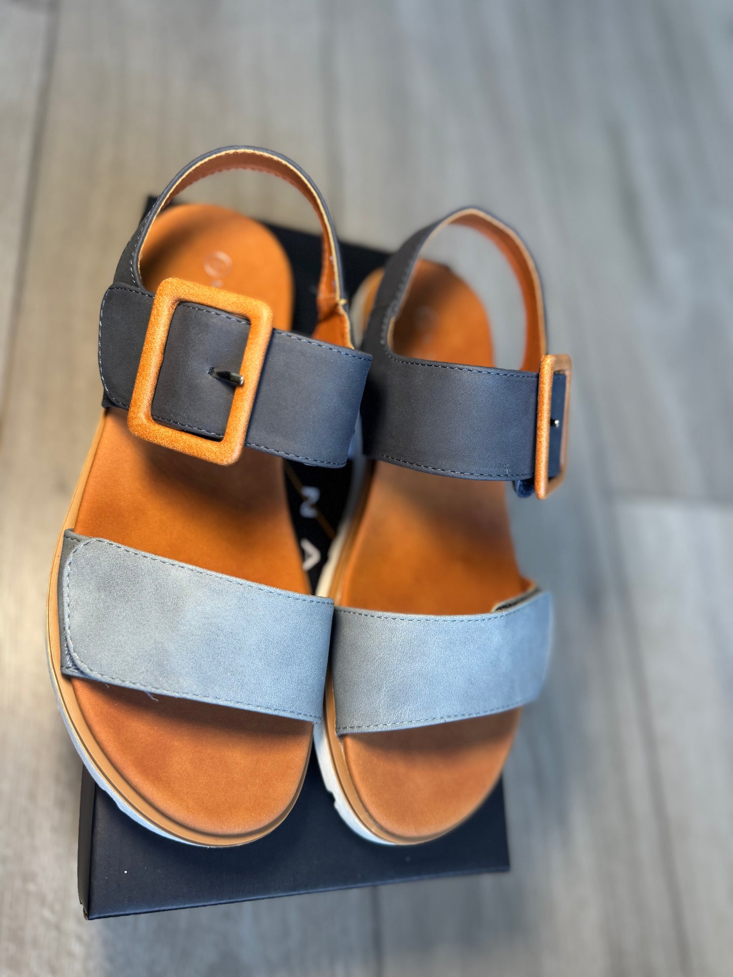 Lunar Gabby Navy/Blue Sandal