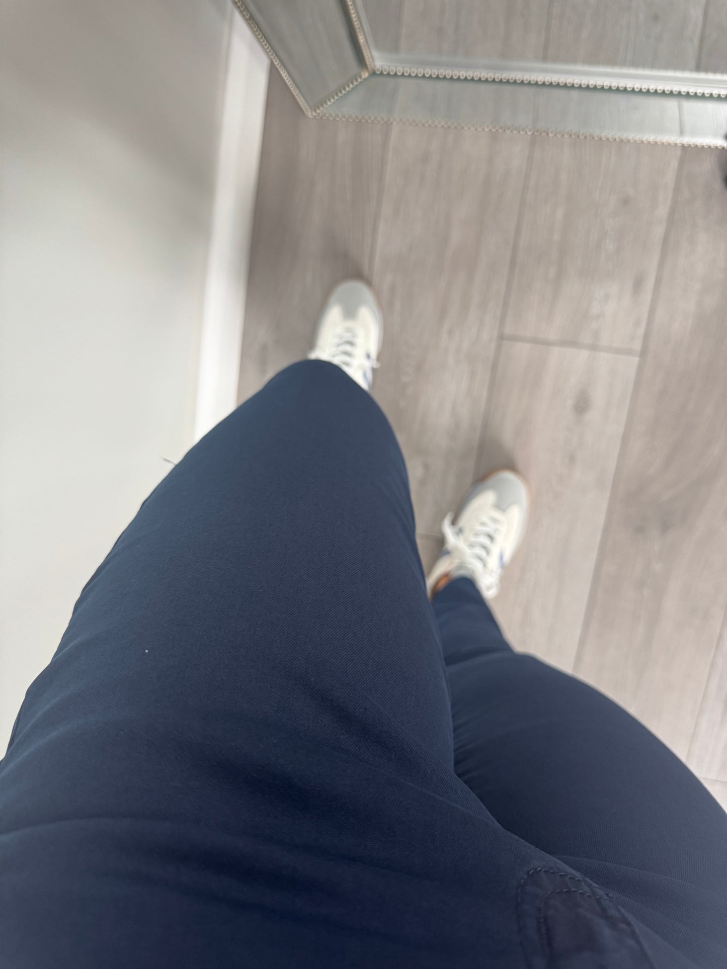 Claudia C Navy Trouser
