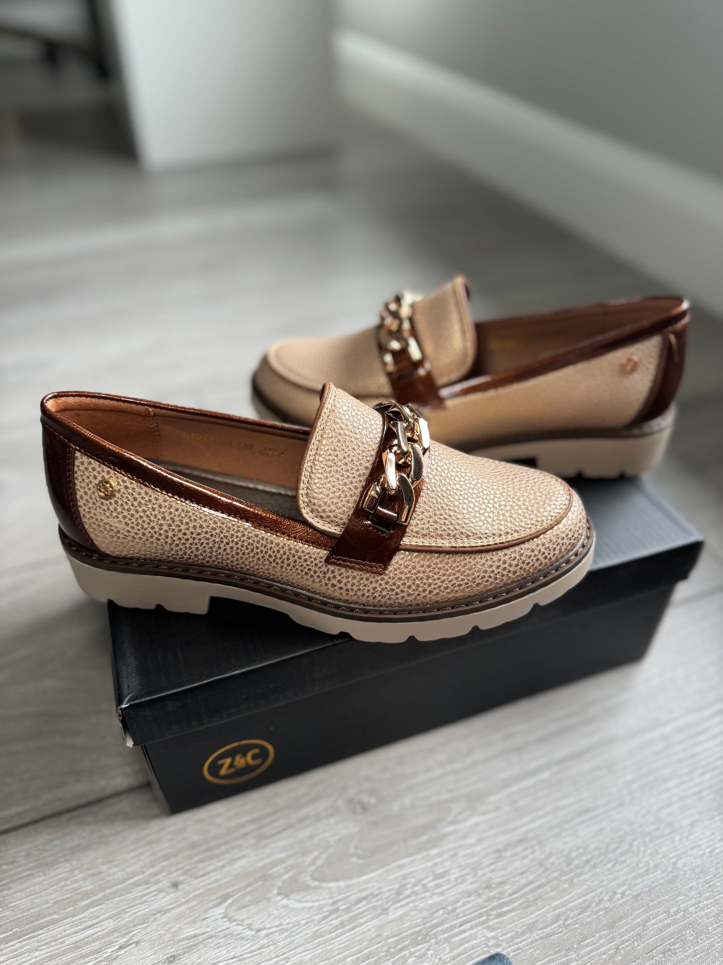 Zanni & Co Daqia Chiffon Topaz Loafer