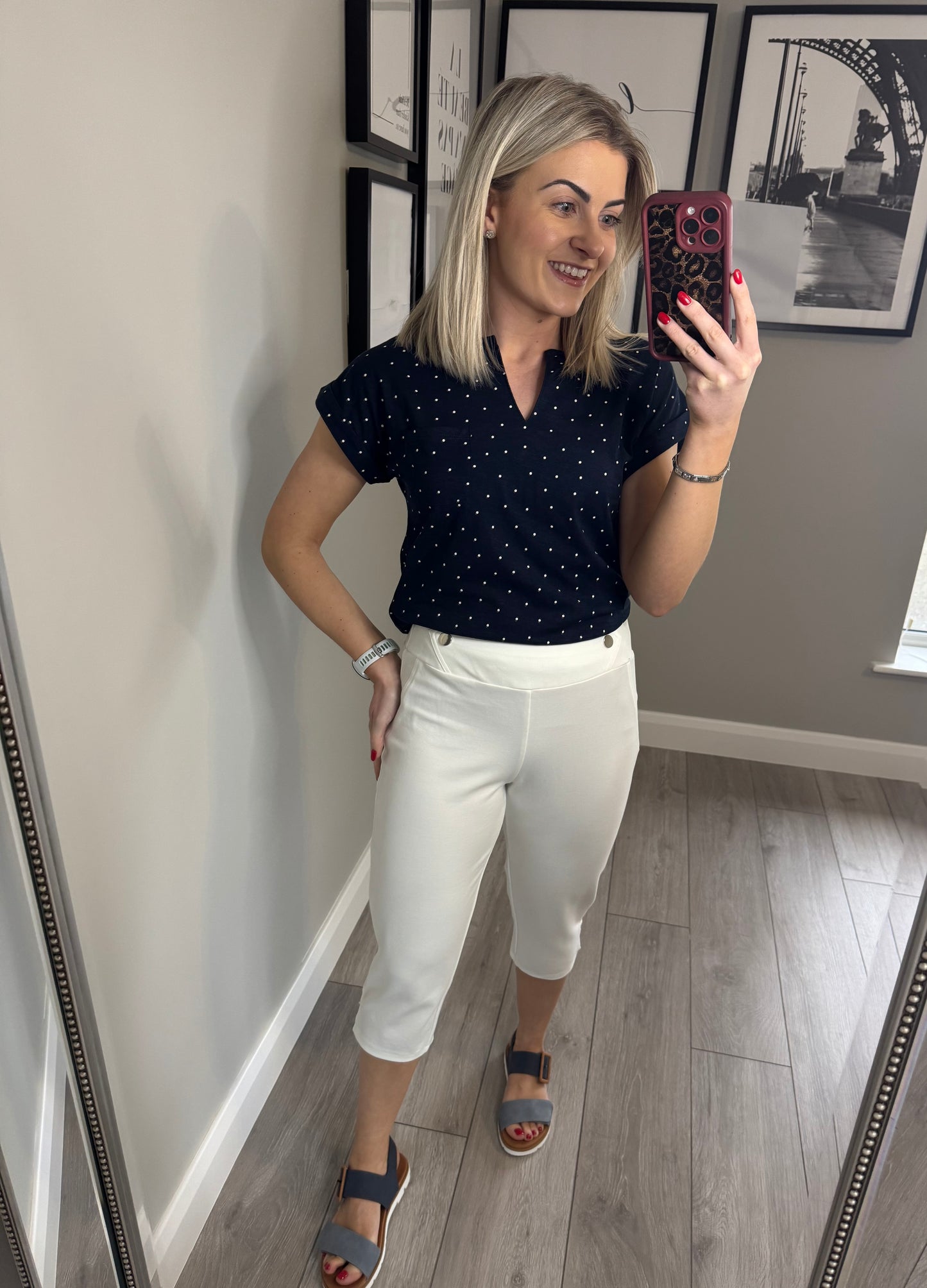 Pinns Ecru Comfort Crops