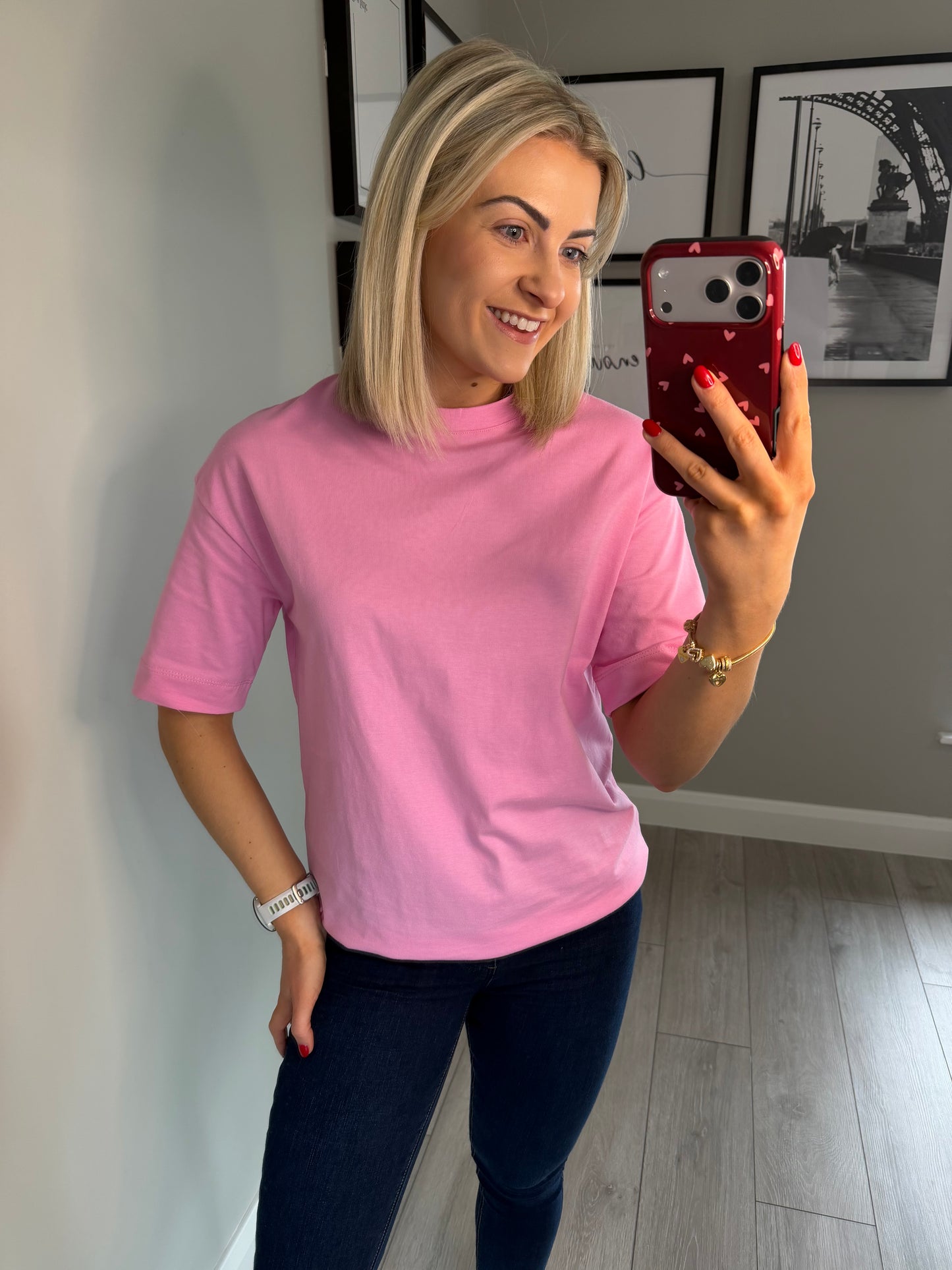 Kaffe KAtomina Pink Frosting T-Shirt