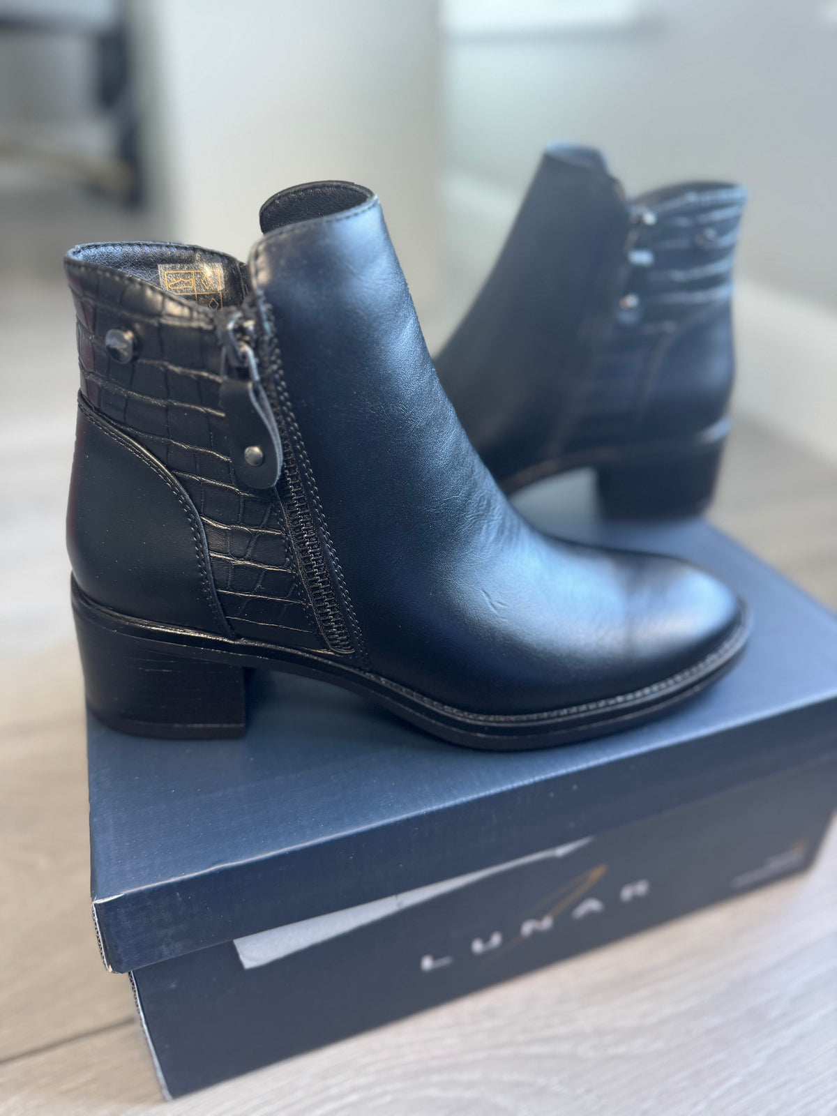 Lunar Hayley Black Ankle Boot
