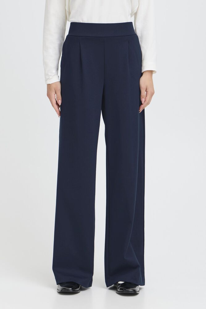 B.Young BYrizetta Navy Wide Leg Pants
