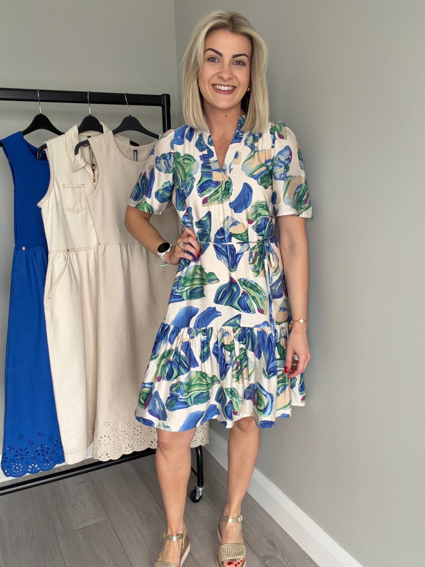 Rant & Rave Fleur Blue Dress