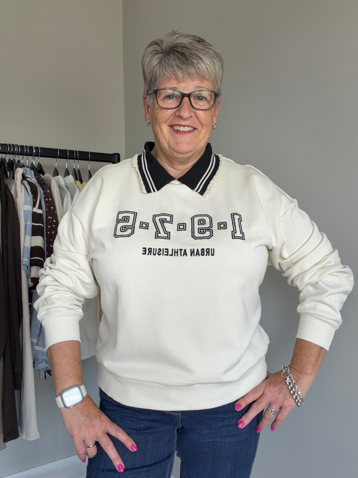 Kaffe KAhyacinth Turtledove Collared Sweater