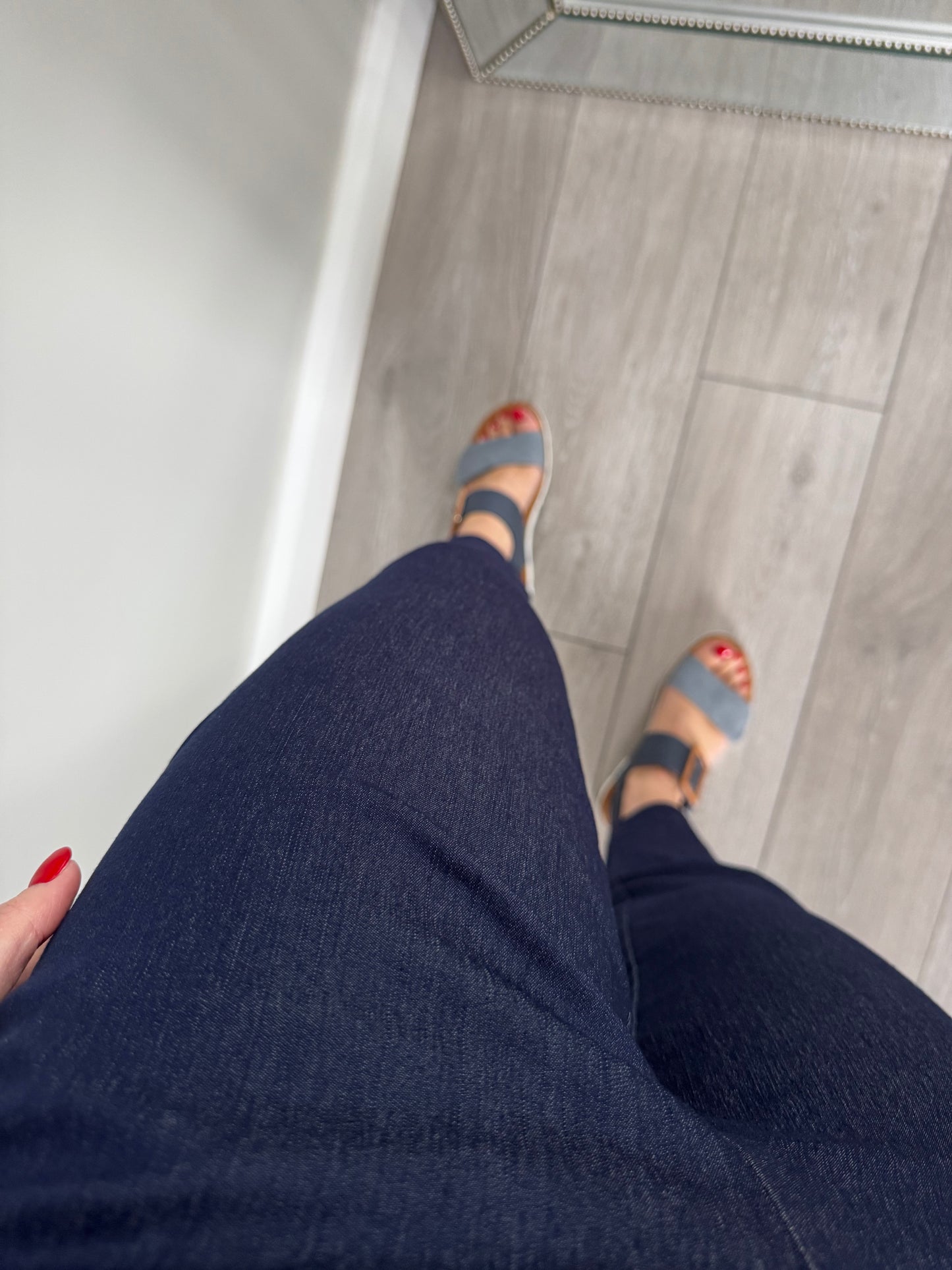 Pinns Denim Pull On Ankle Grazers