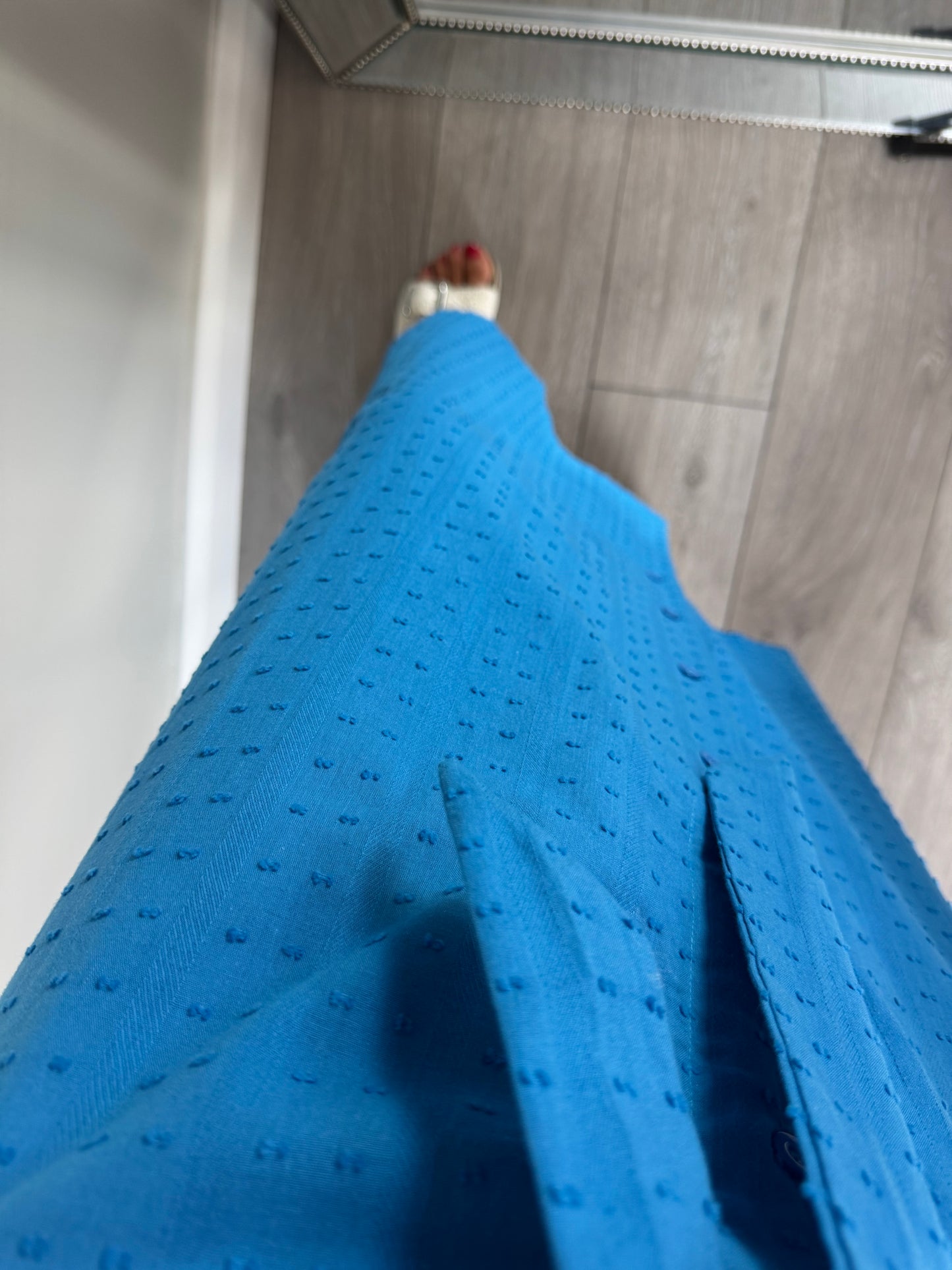 Rant & Rave Ariela Cobalt A Line Skirt