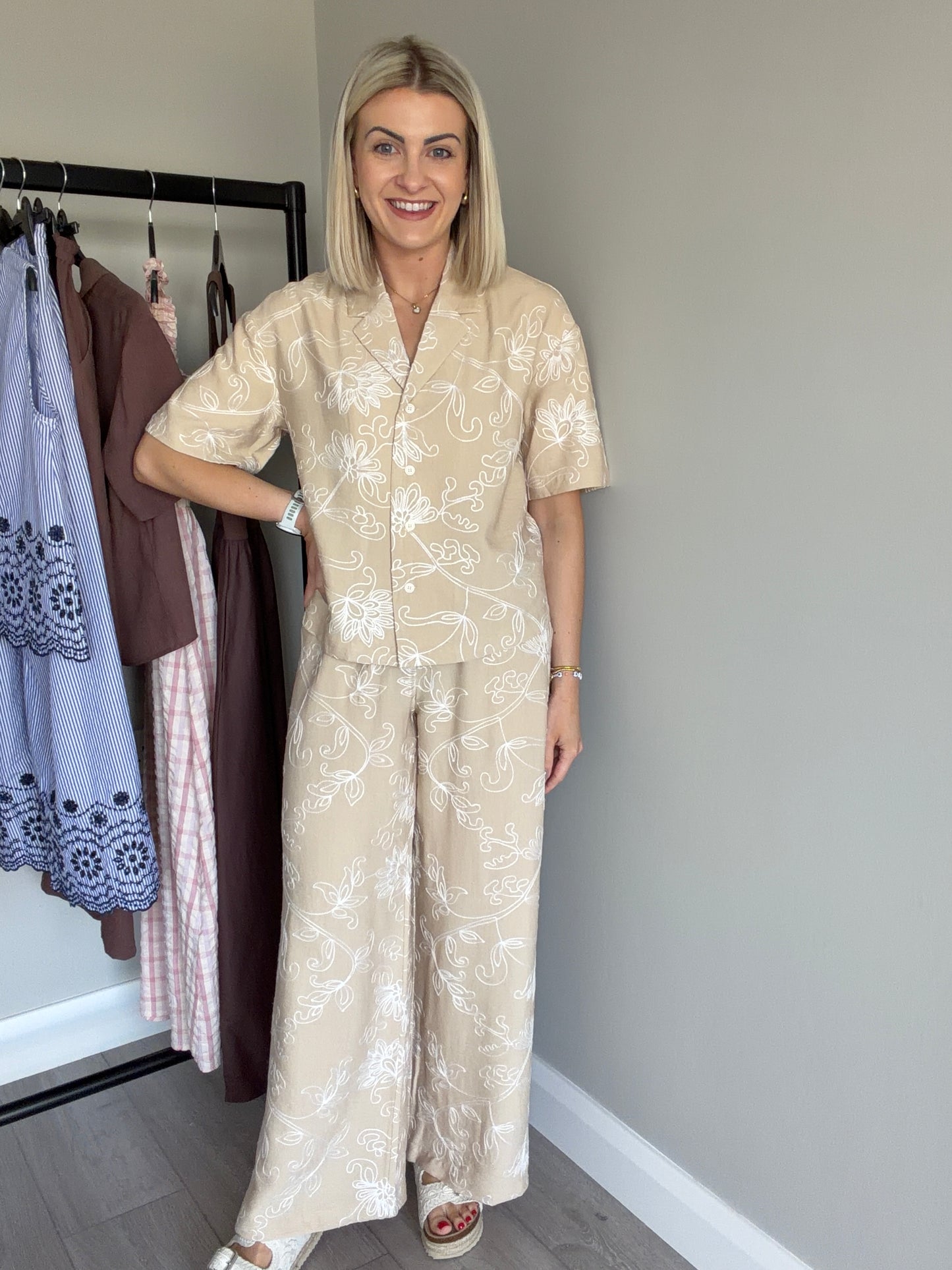 B.Young BYdaida Humus Flower Trousers