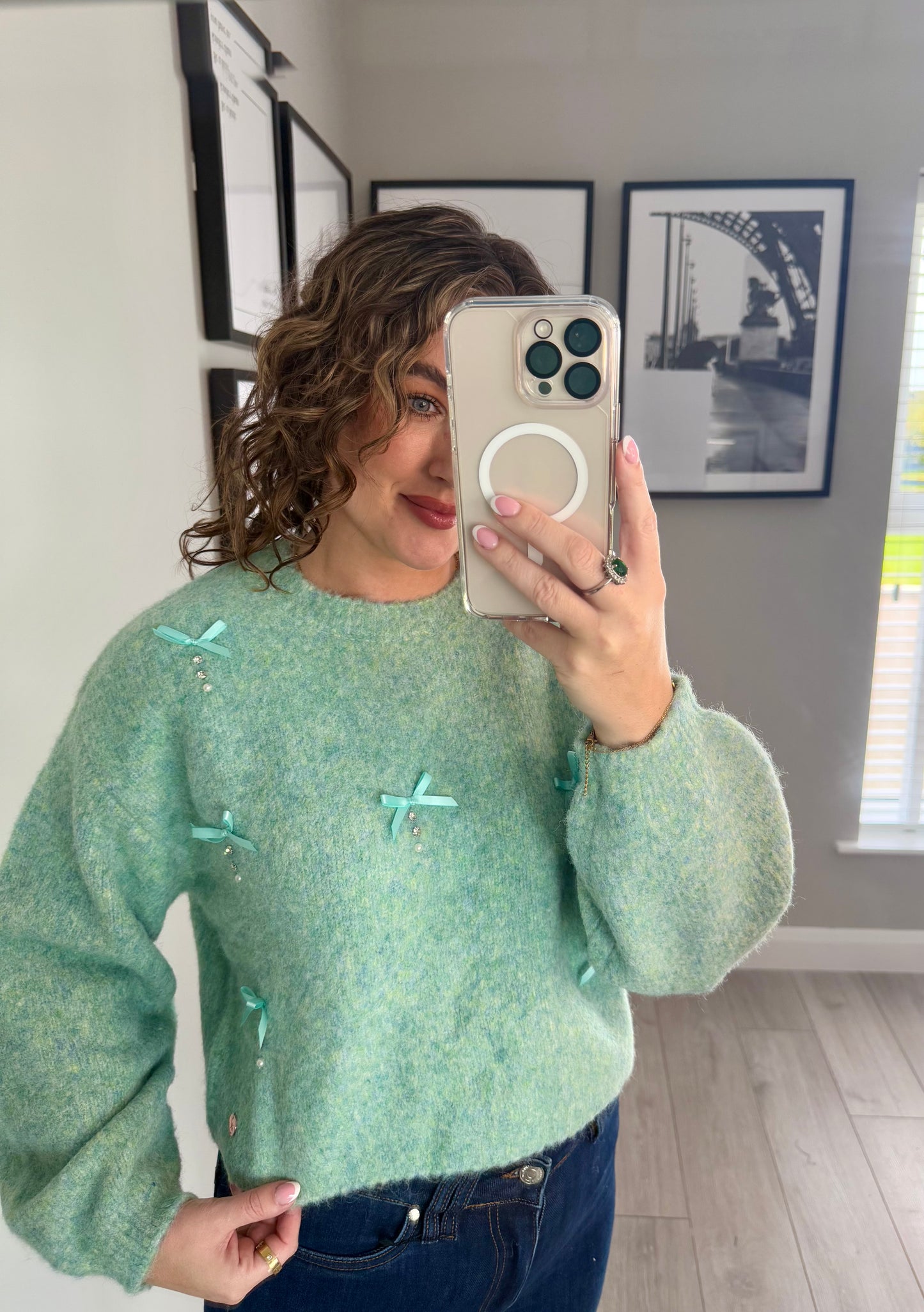 Rant & Rave Whilder Green Jumper