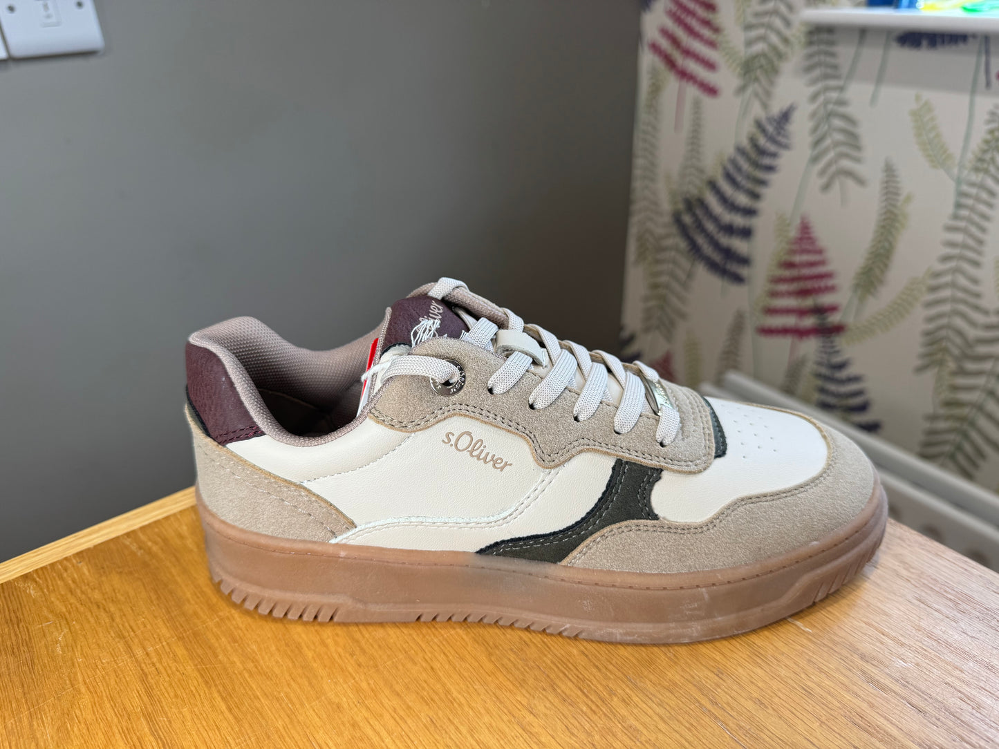 S.Oliver Beige Comb Gum Trainer