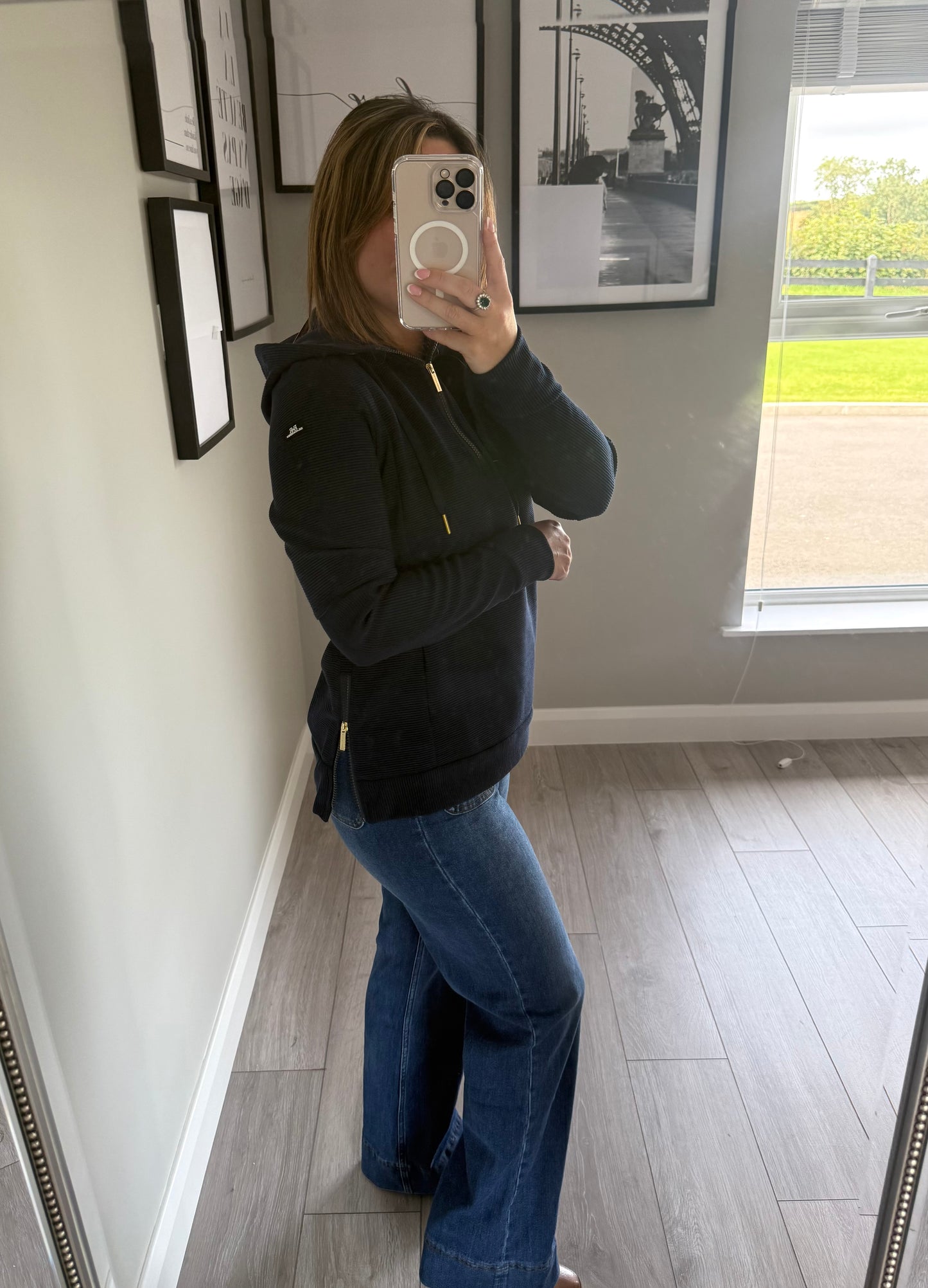Relax & Renew Felicity Navy Hoody