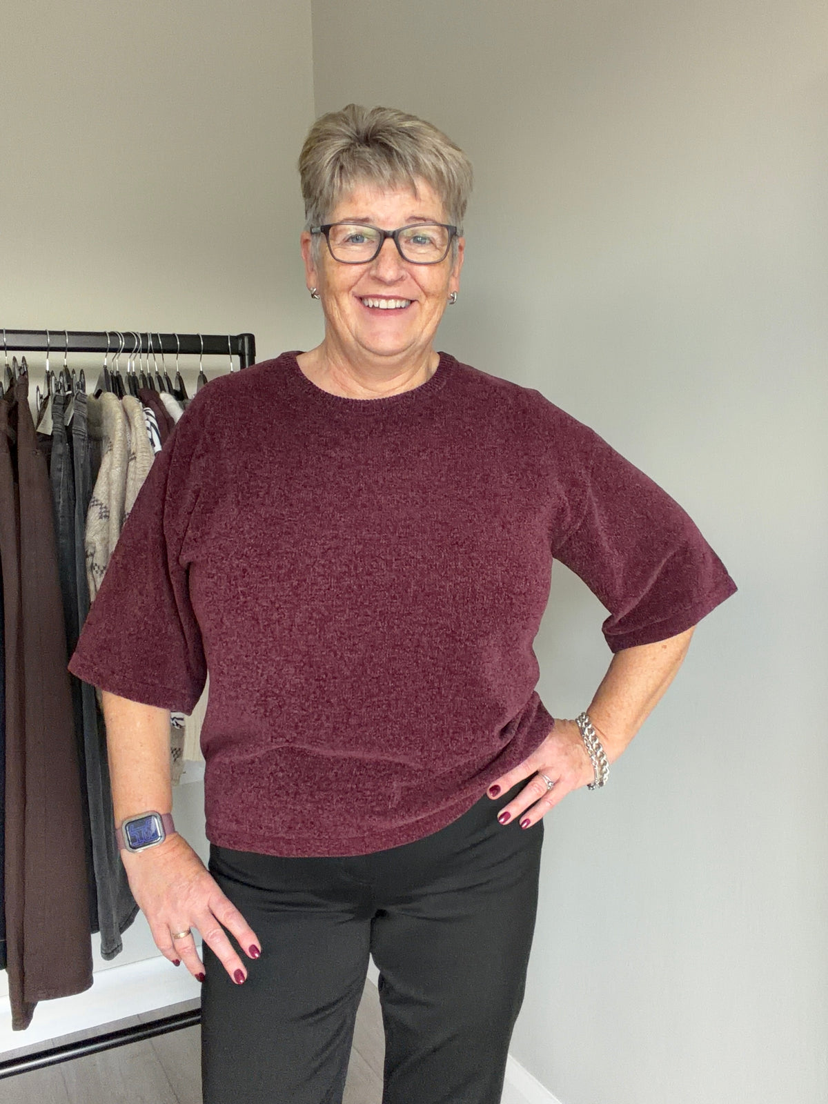 Freequent Port Velour Jumper