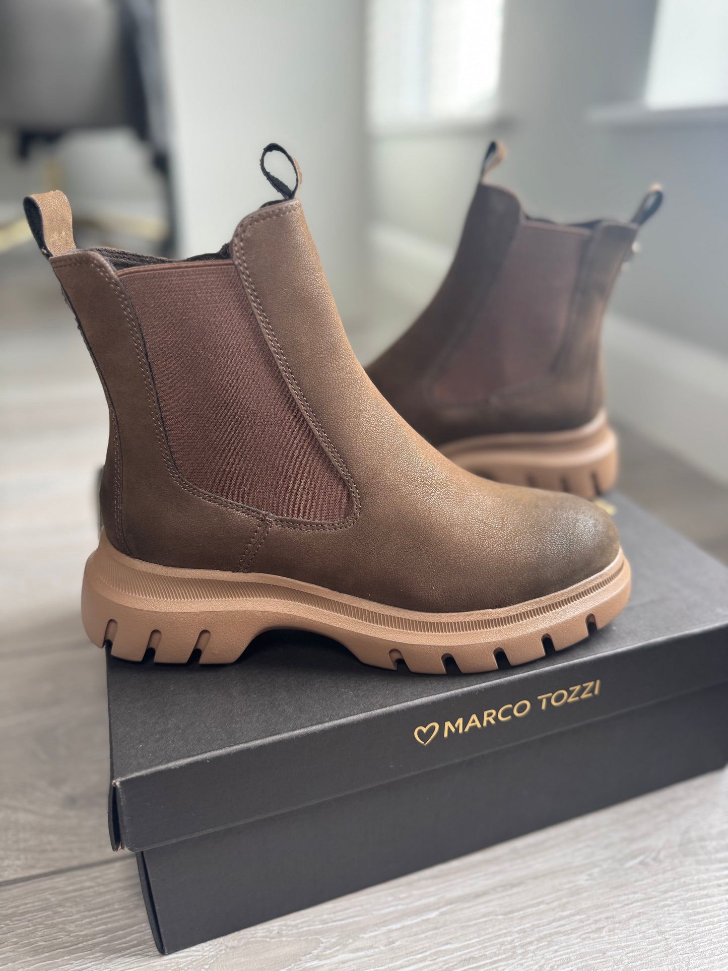 Marco Tozzi Cafe Ankle Boot