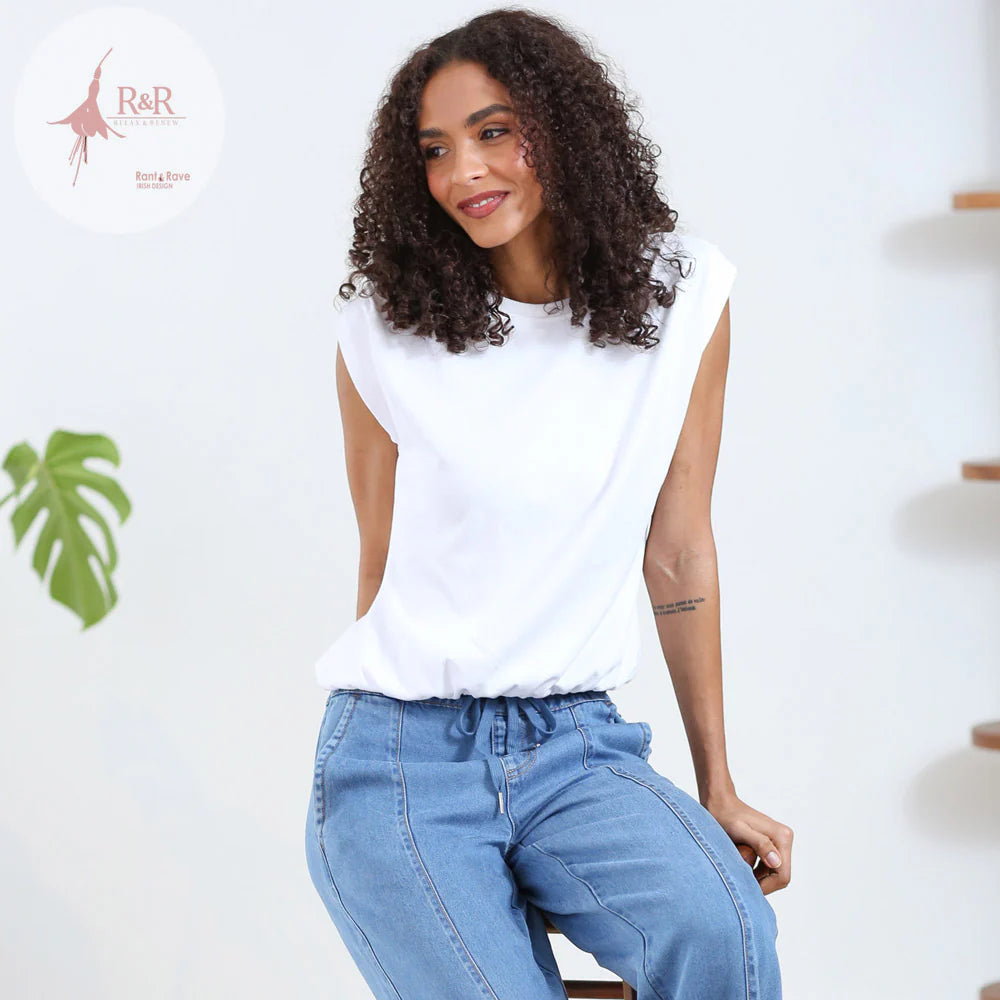 Relax & Renew Claudia White Top