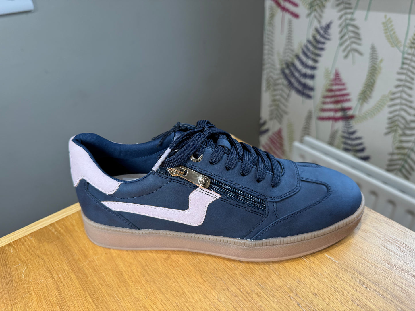 Marco Tozzi Navy/Nude Trainer