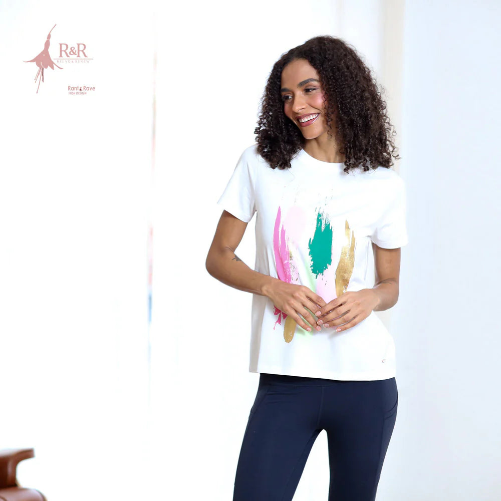 Relax & Renew Delaney White T-Shirt