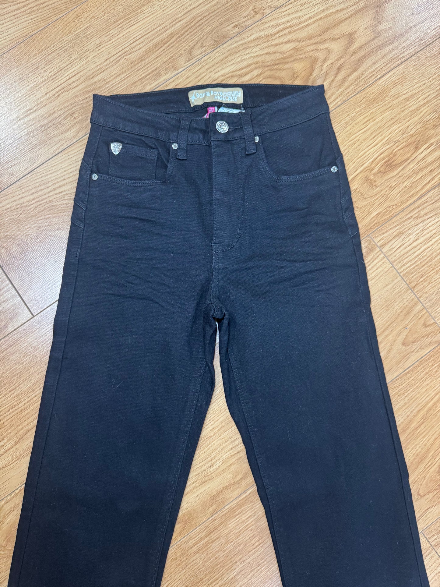 Rant & Rave Joan Black Straight Leg Jean