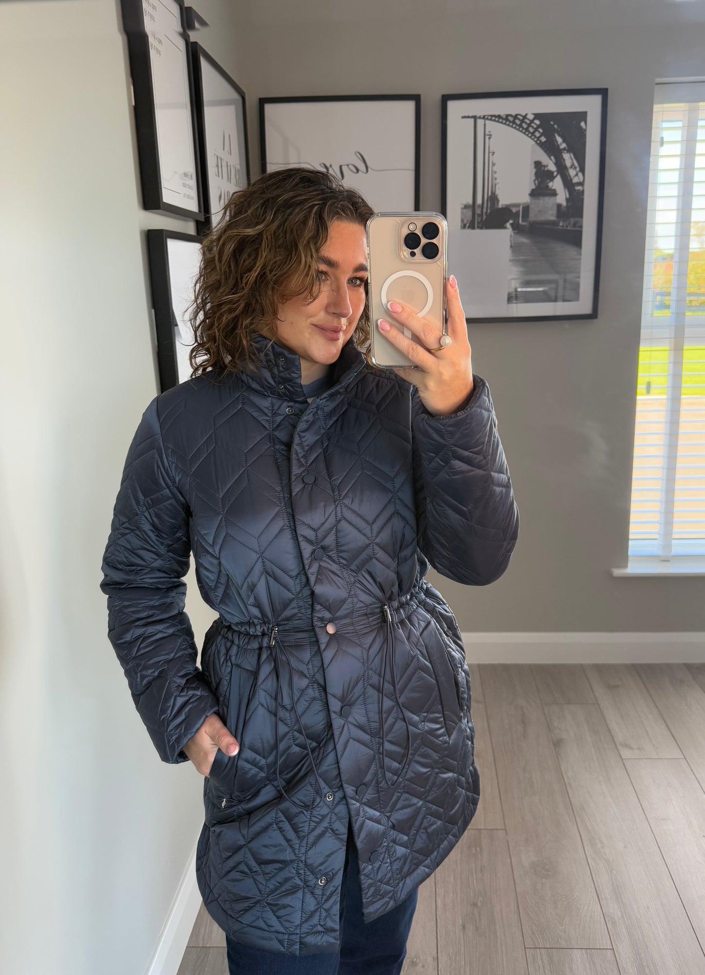 Petrol Blue Coat