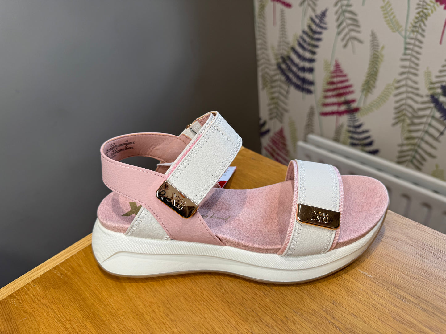 XTI Nude/Cream Wedge Sandal