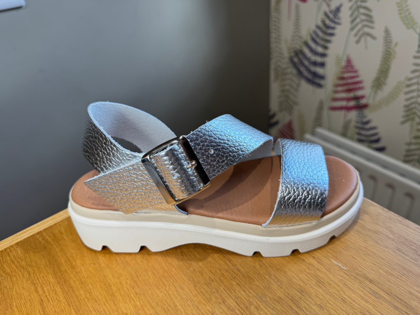 Lotus Luana Silver Sandal