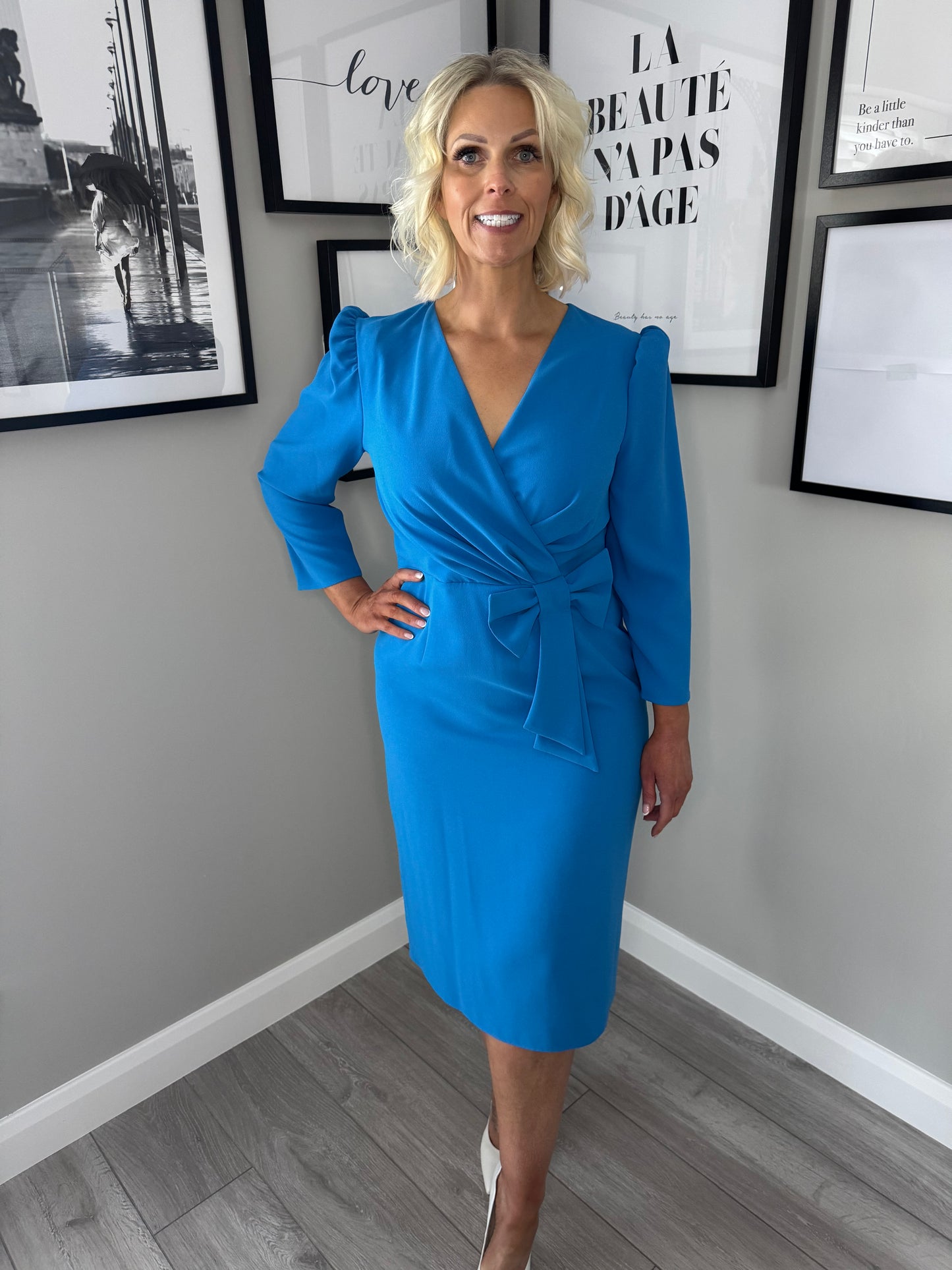 Coco Doll Blue Bow Dress