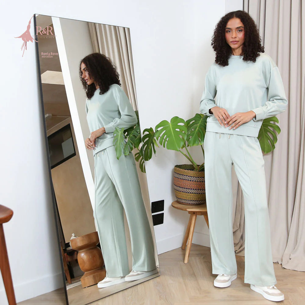 Relax & Renew Sandy Sage Sweater