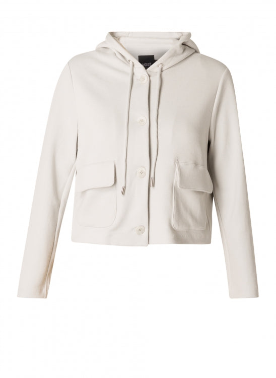 Yest Oyster Hooded Cardigan