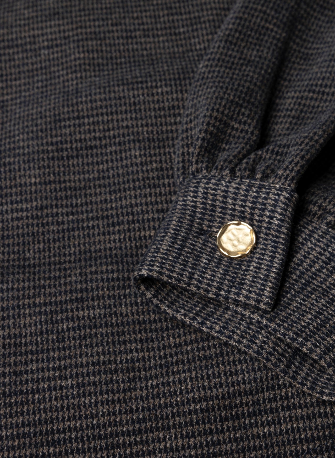 Yest Brown/Navy Printed Jacket