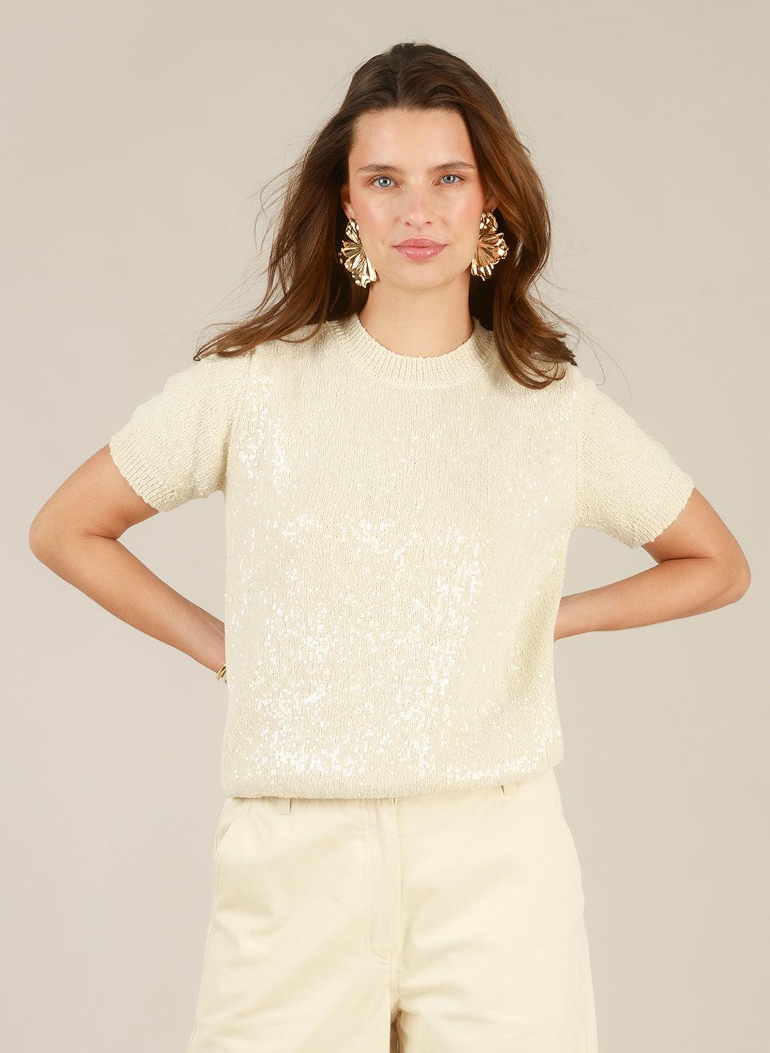 Yest Natural Shimmer Knit