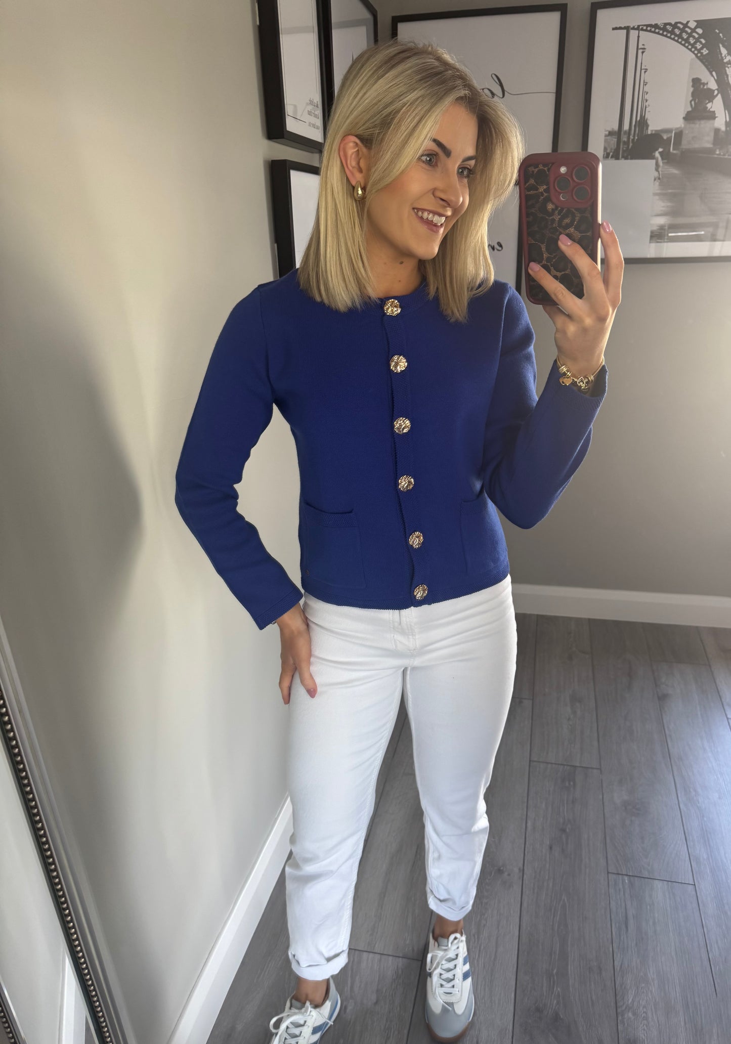 Rant & Rave Chantelle Blue Cardigan