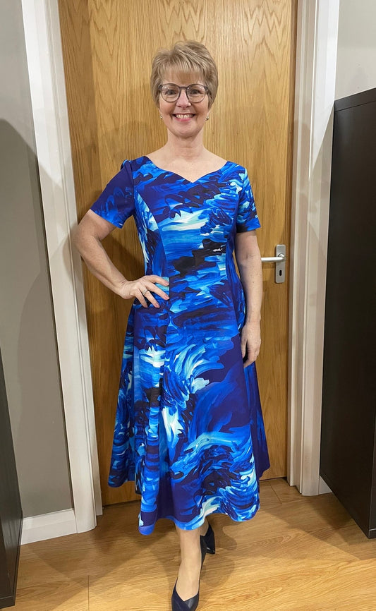 Christina Felix Royal Multi Dress