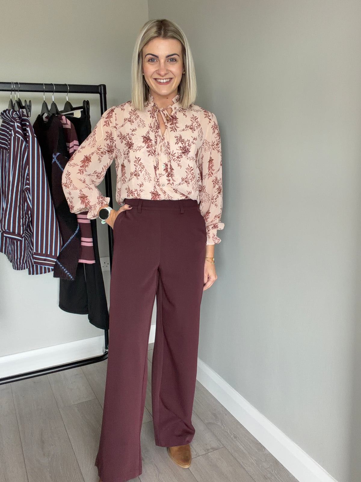 Kaffe KAvalley Fudge Pull On Trousers