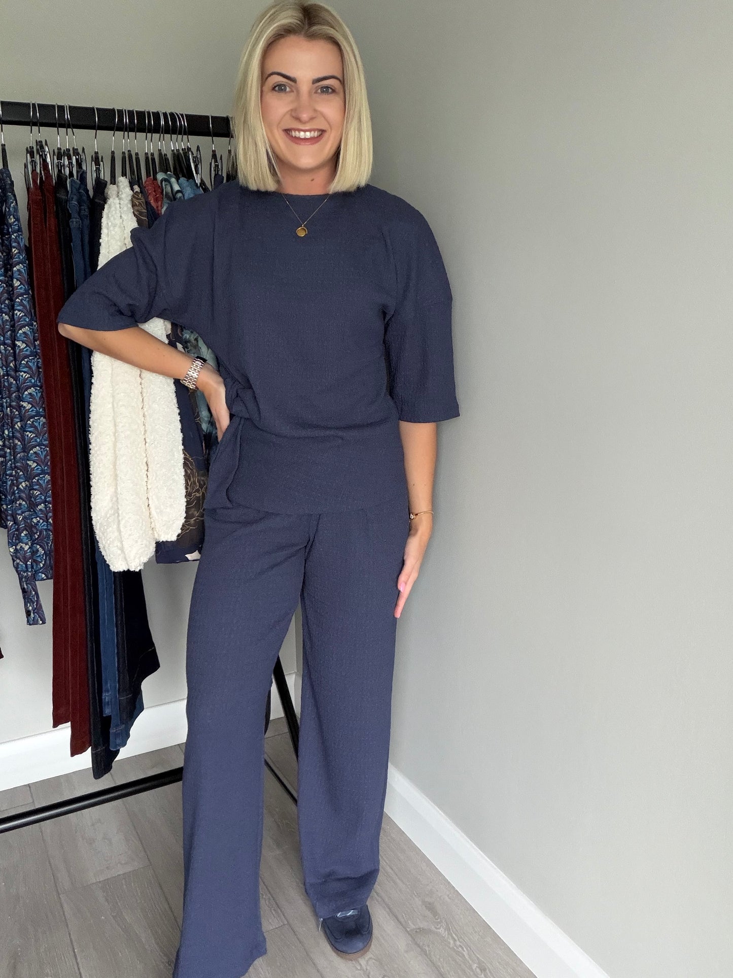 Rant & Rave Freya Textured Sea Storm Co-ord