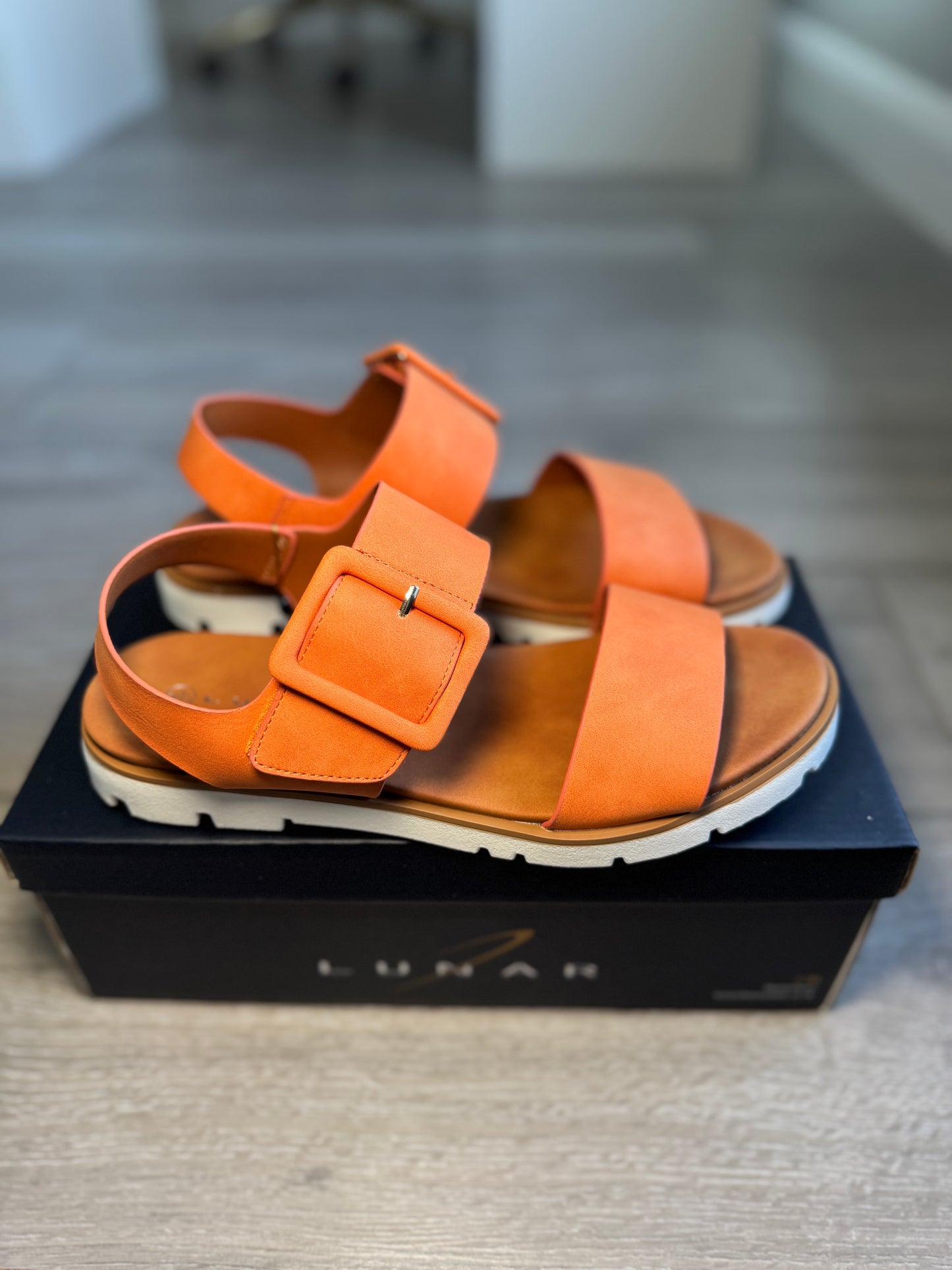 Lunar Cher Orange Sandal
