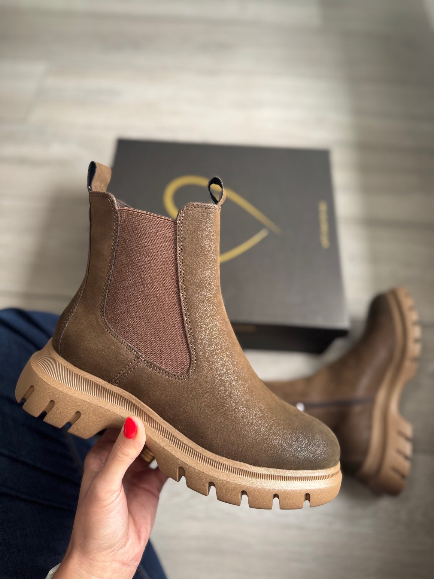 Marco Tozzi Cafe Ankle Boot
