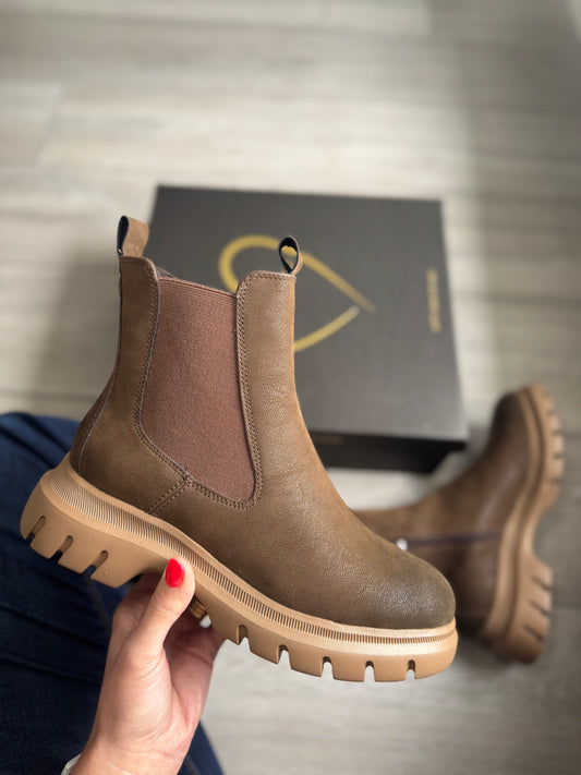 Marco Tozzi Cafe Ankle Boot