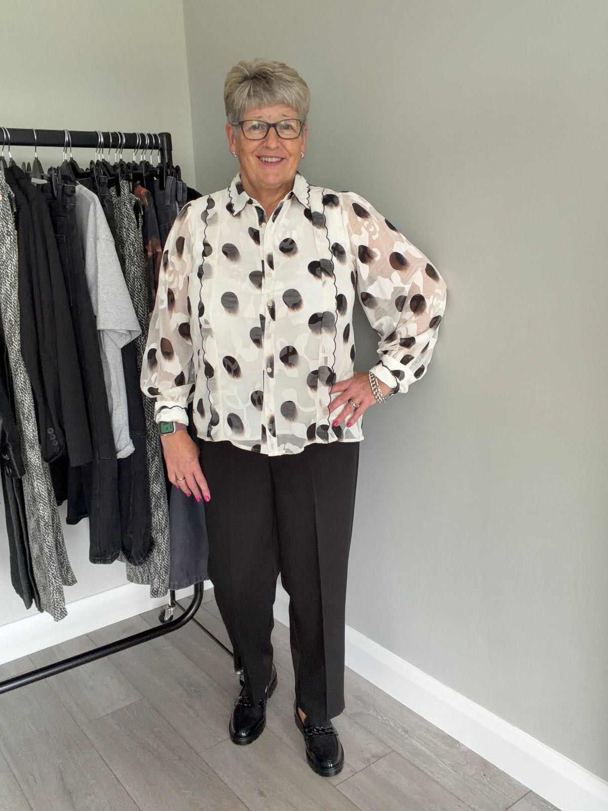 Rant & Rave Posy White Blouse