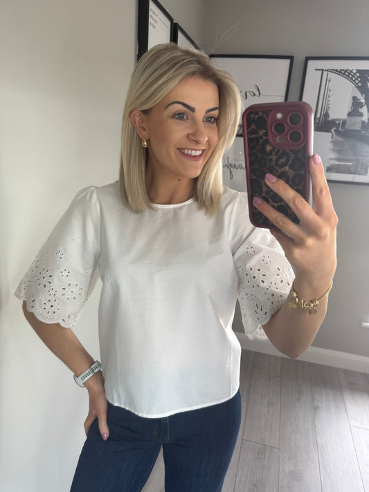 Rant & Rave Sutton White Top
