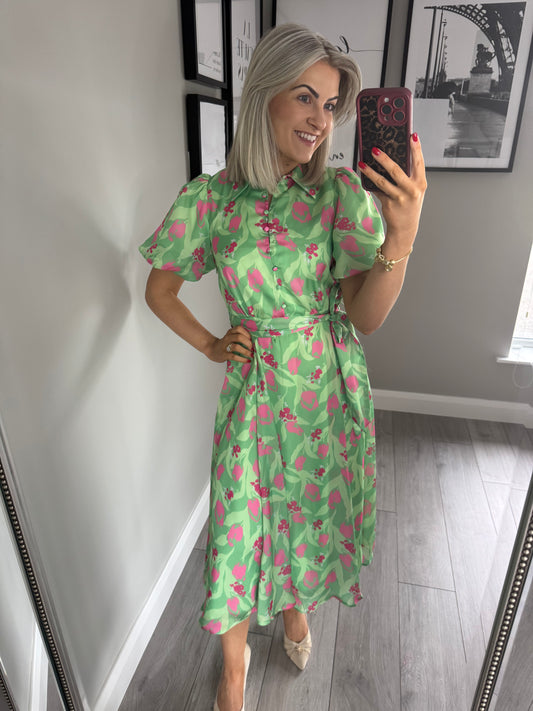 Rant & Rave Ida Green Dress