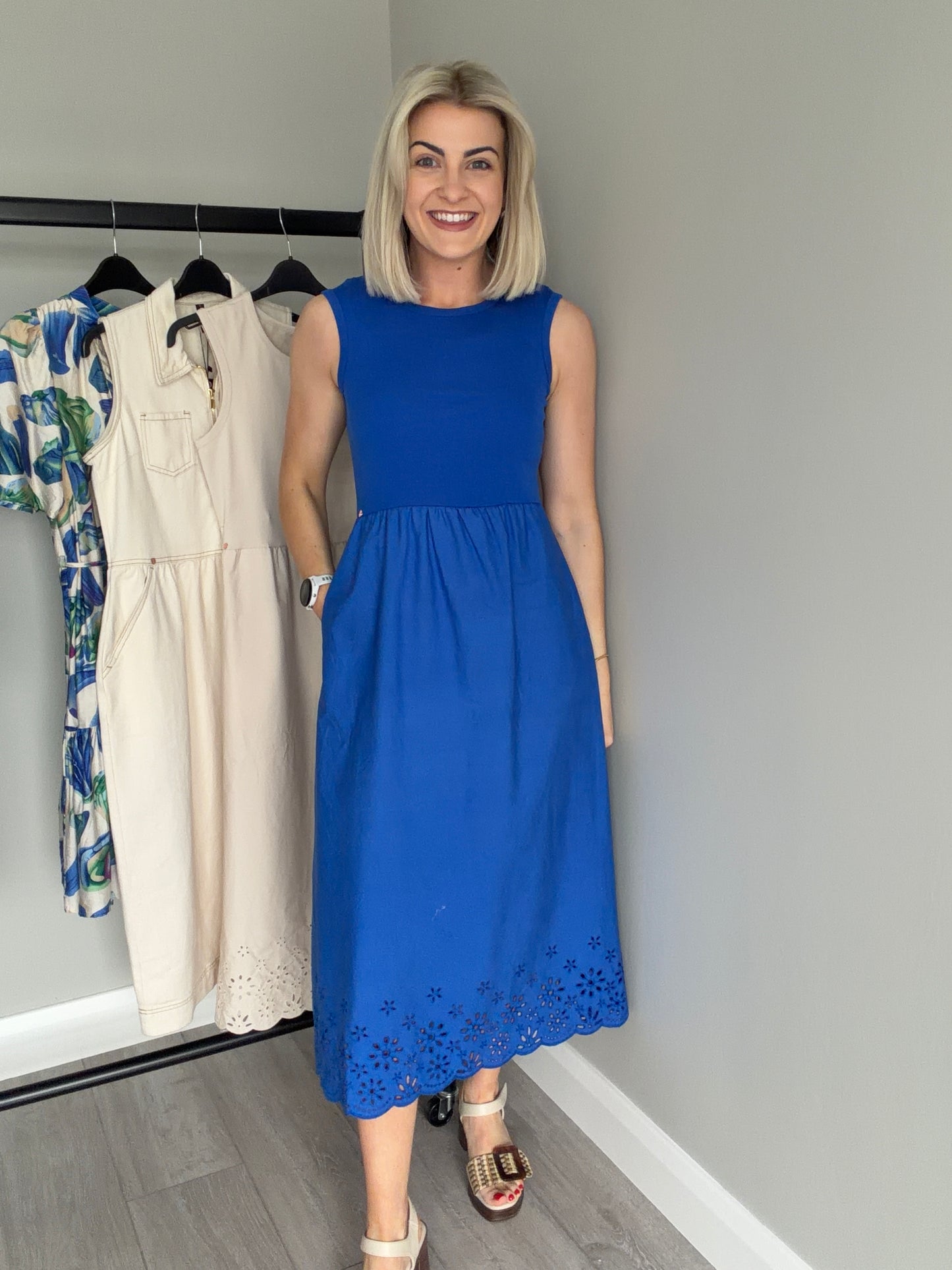 Rant & Rave Carmen Cobalt Blue Dress