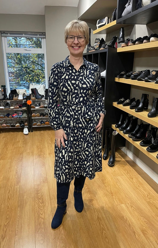 Adini Sasha Moonbeam Painted Shirt Dress