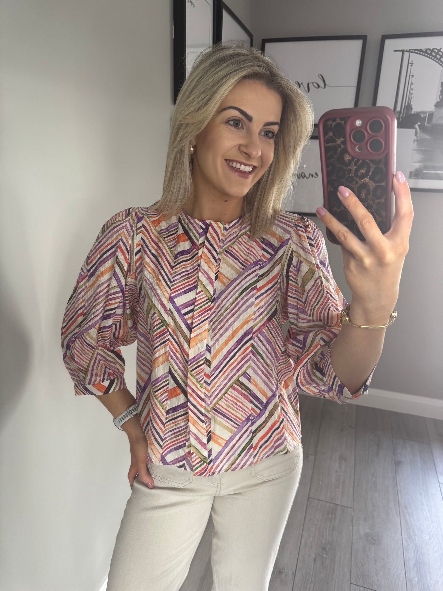 Rant & Rave Alexis Purple Blouse