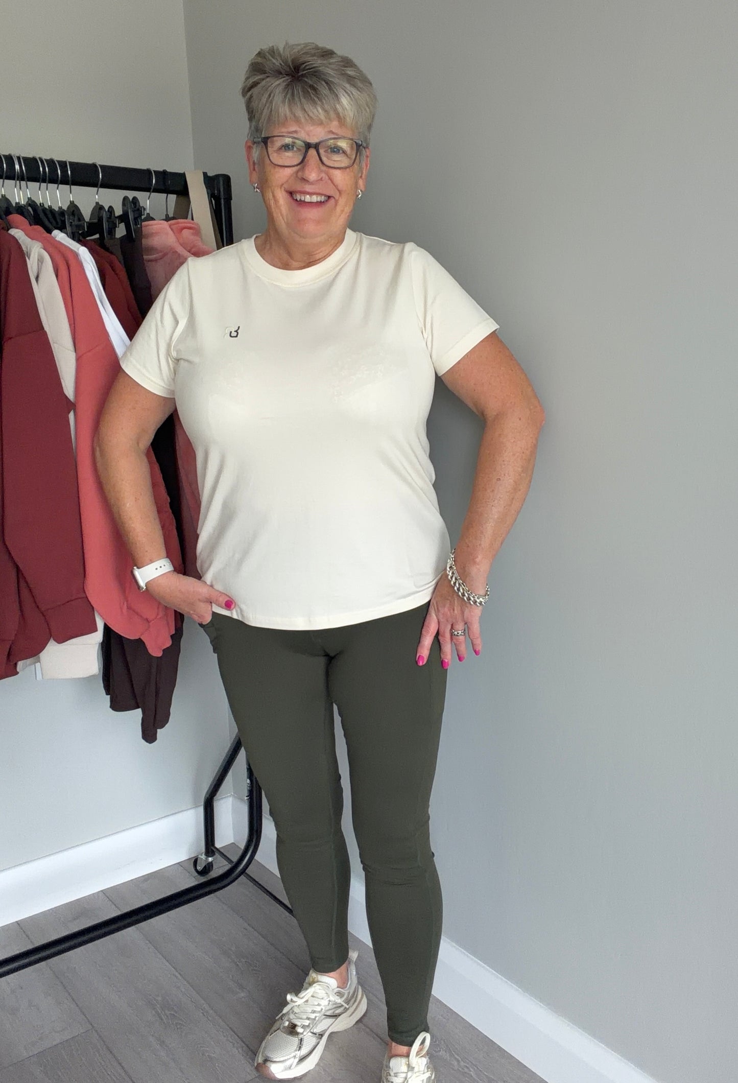 Relax & Renew Nessa Khaki Leggings