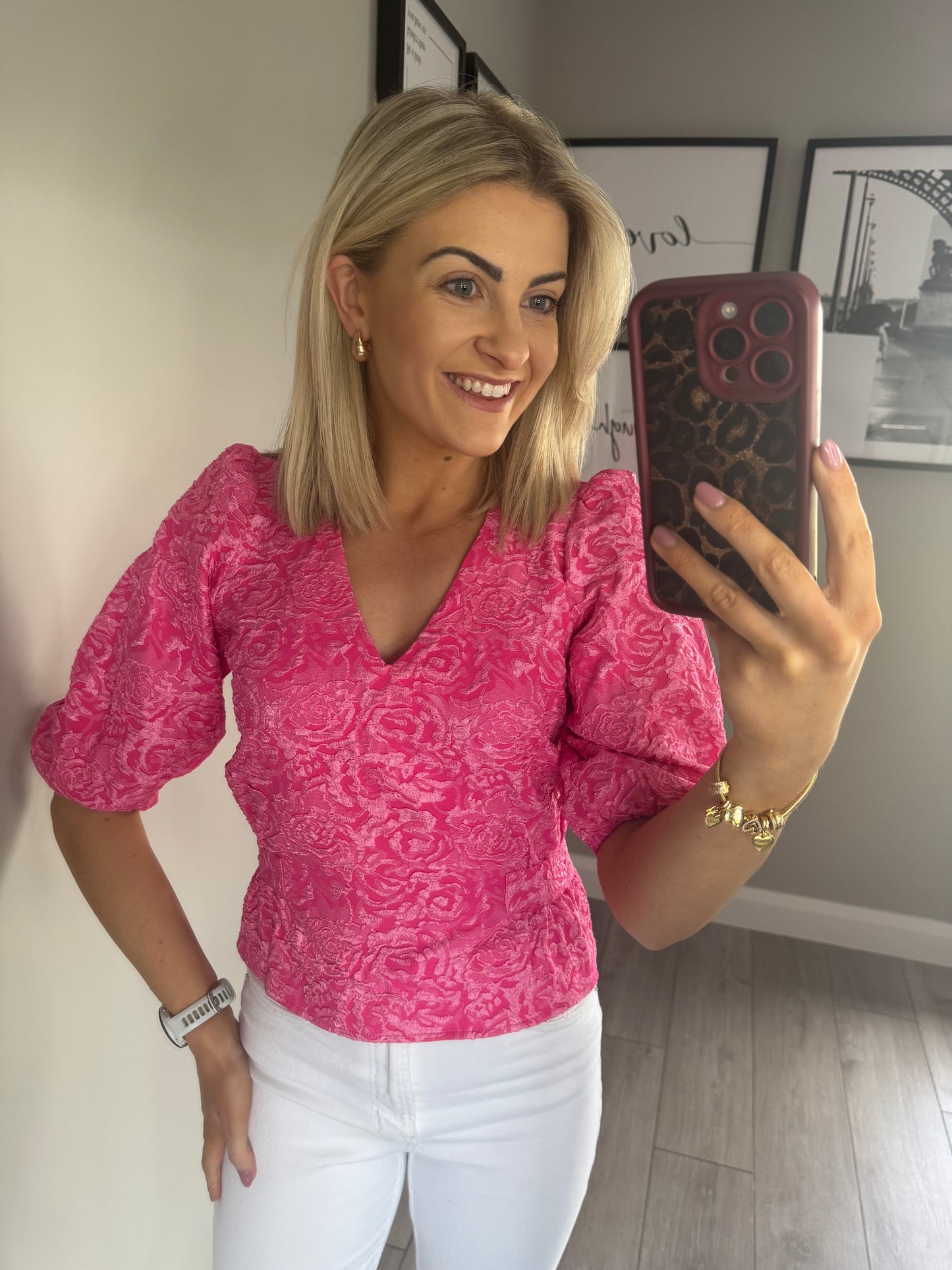 Rant & Rave Alma Pink Top