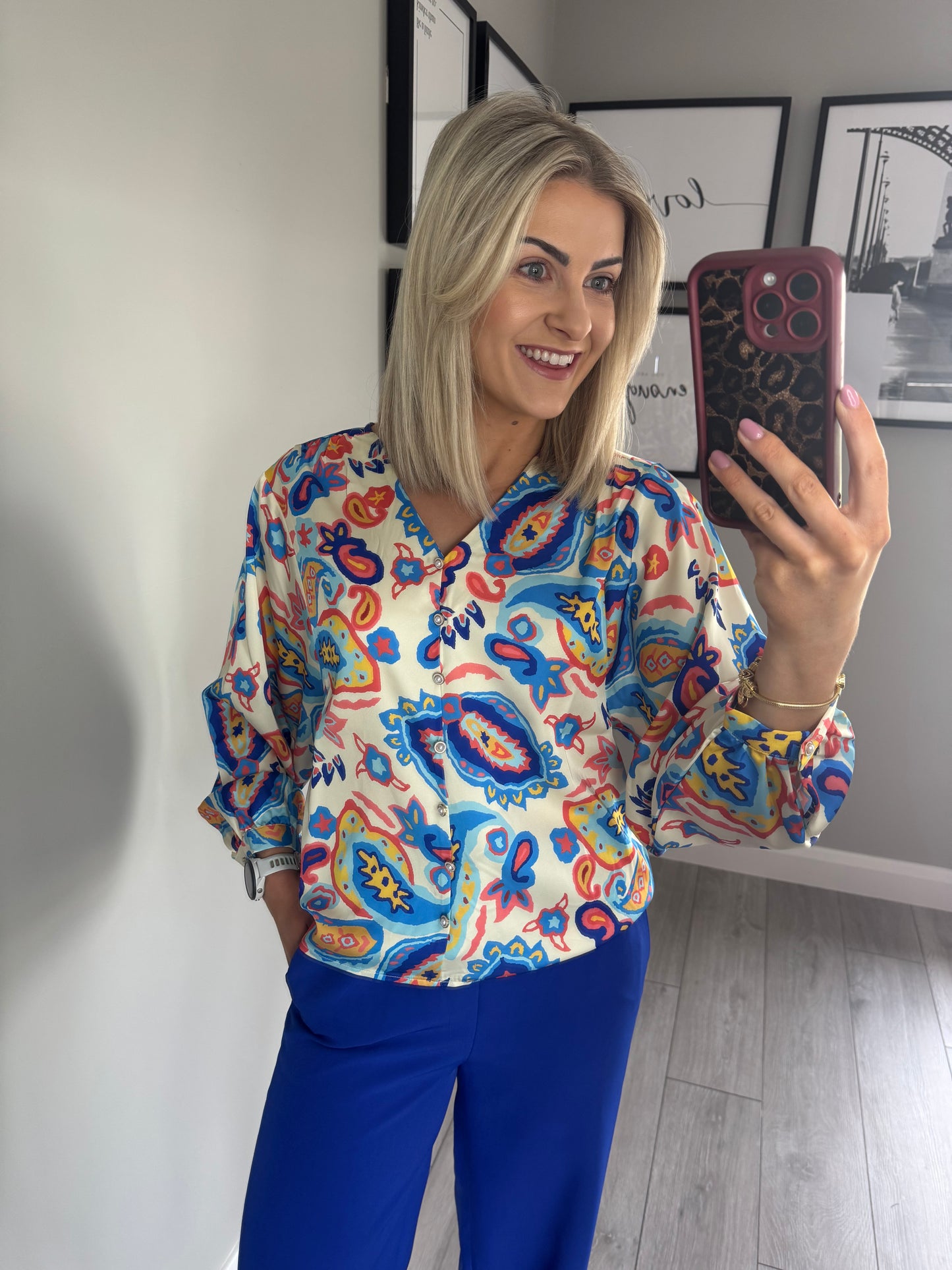 Rant & Rave Ellora Cobalt Top