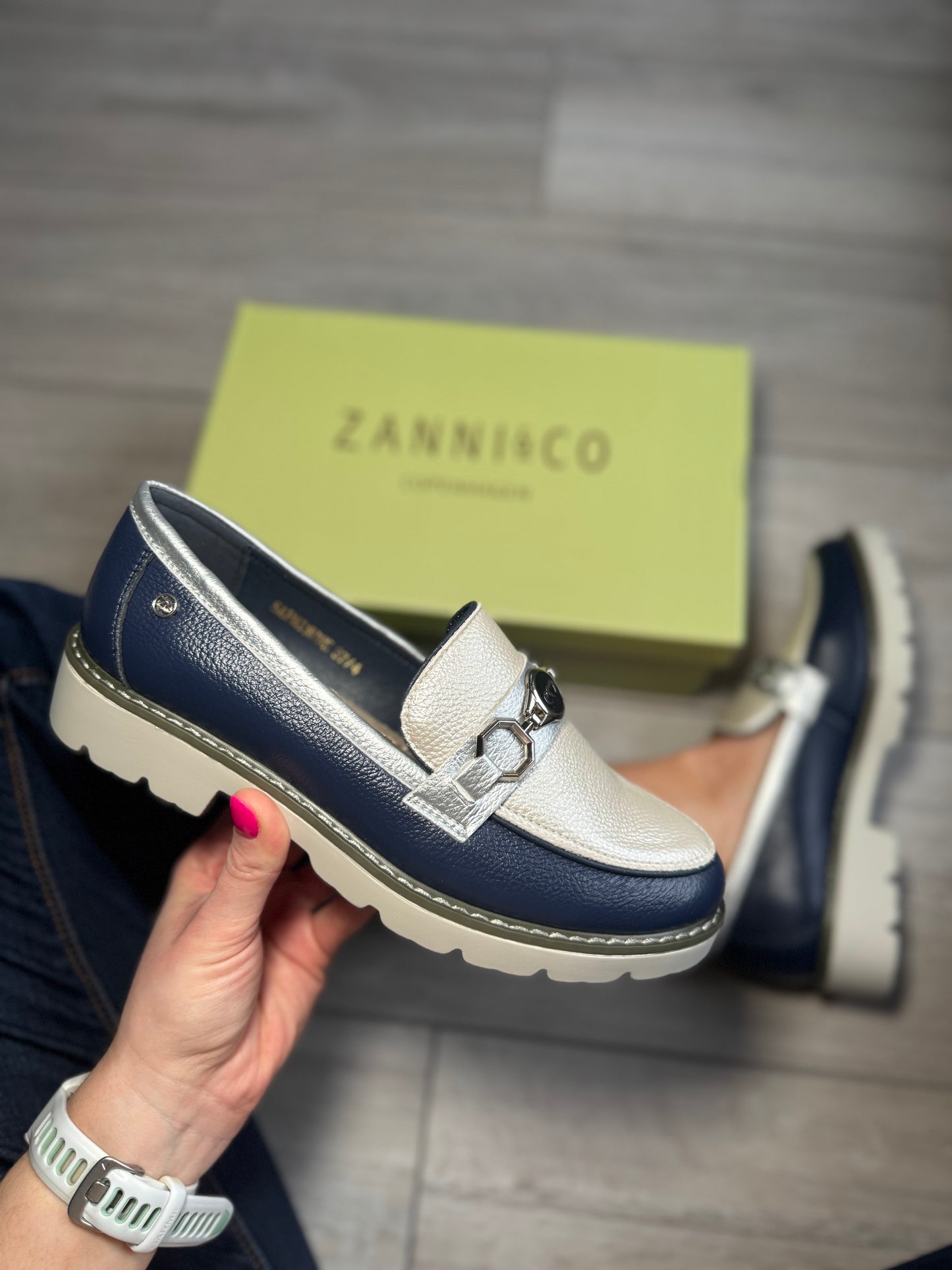 Zanni & Co Saphin Cobalt Trucco Loafer