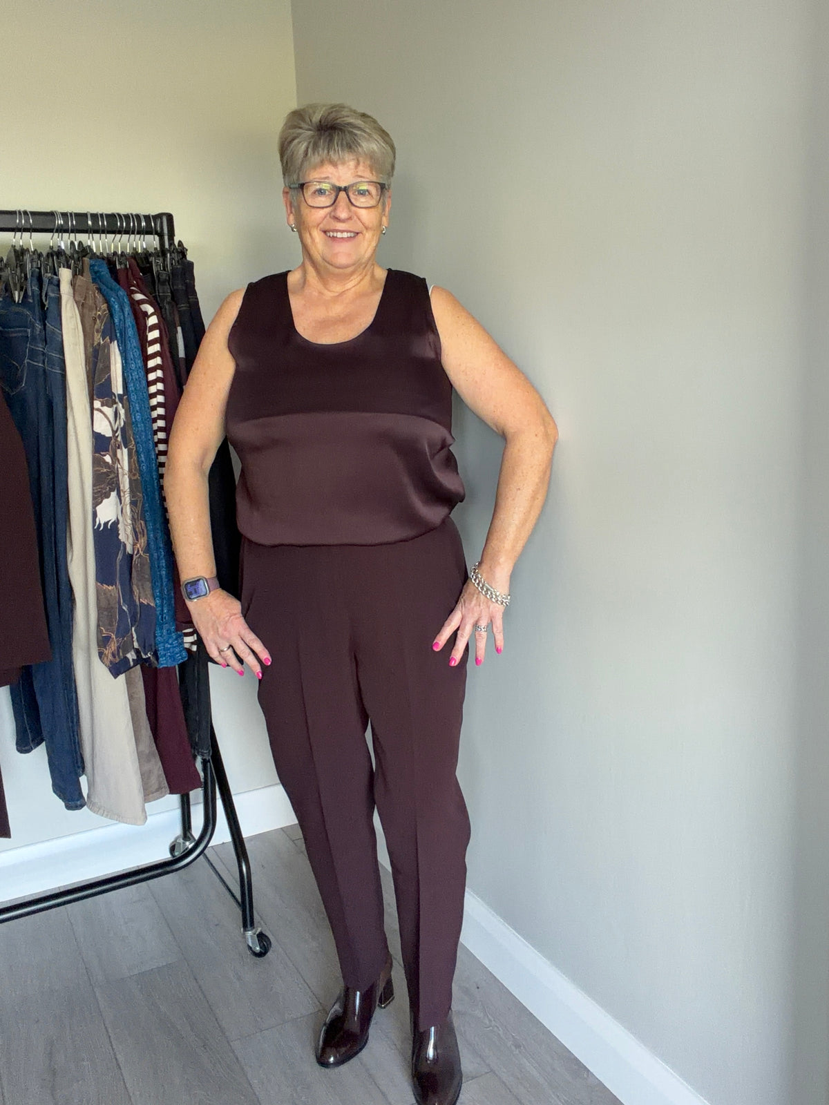 Rant & Rave Emma Aubergine Top
