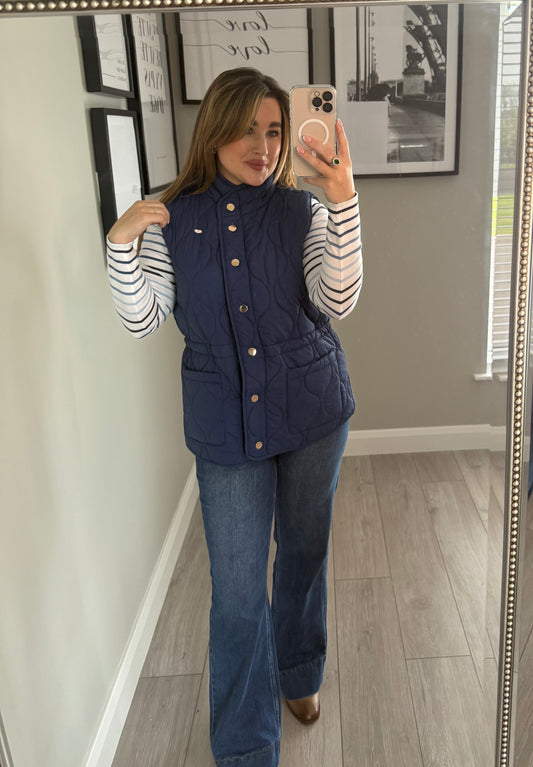 Relax & Renew Mandy Blue Gilet