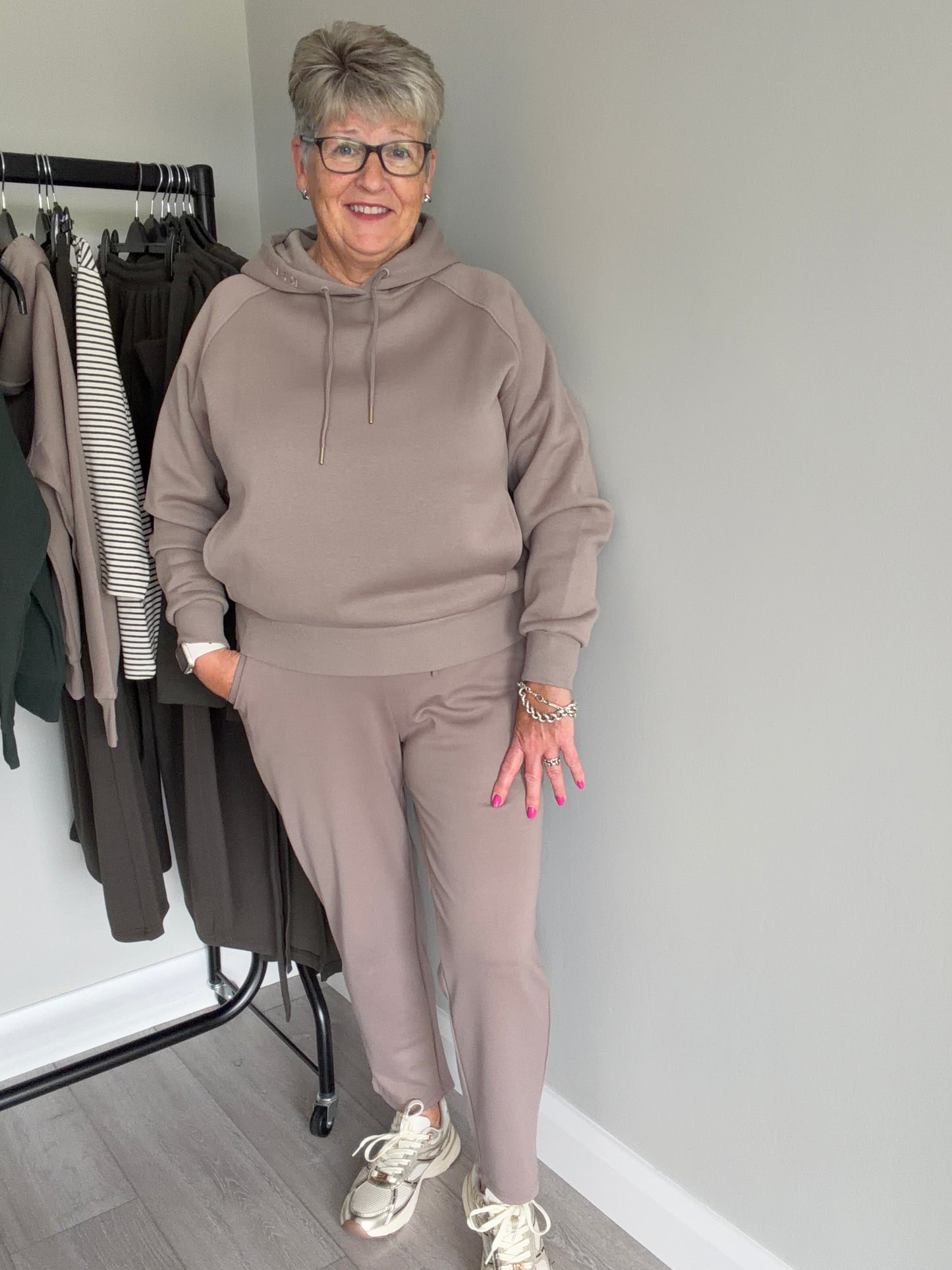 Relax & Renew Peyton Taupe Jogger